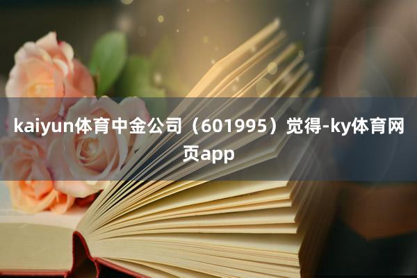 kaiyun体育　　中金公司（601995）觉得-ky体育网页app